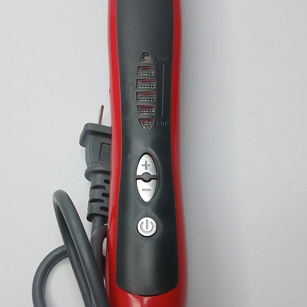 Hair‎ Straighter ASL-908 electric brush, which is also for straightening Beards